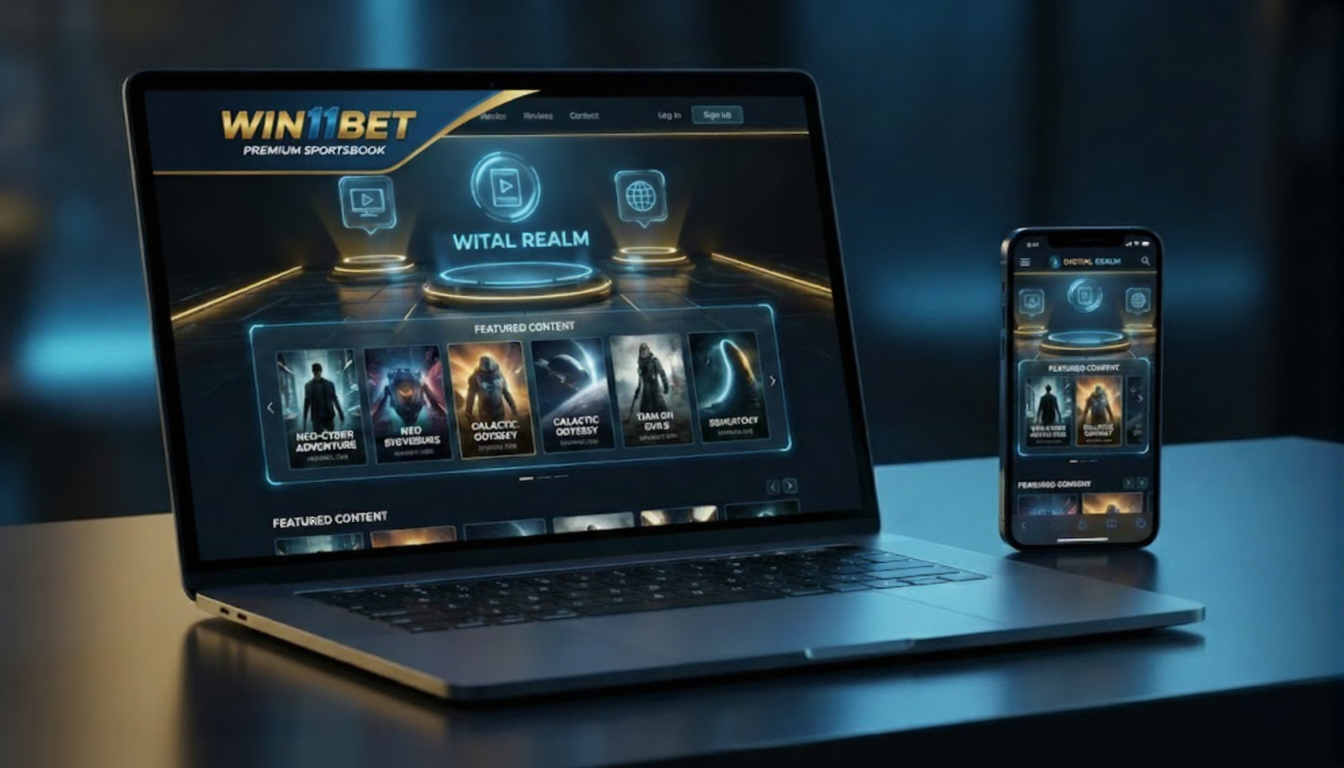 win11bet platform hiburan digital tampilan desktop dan mobile modern